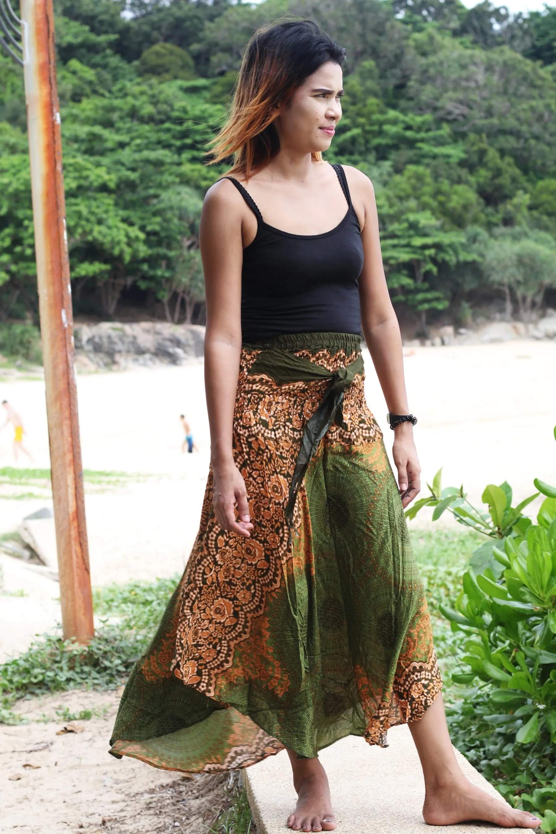 Mandala Maxi Dresses Women Skirt Beach Long Skirt Gypsy