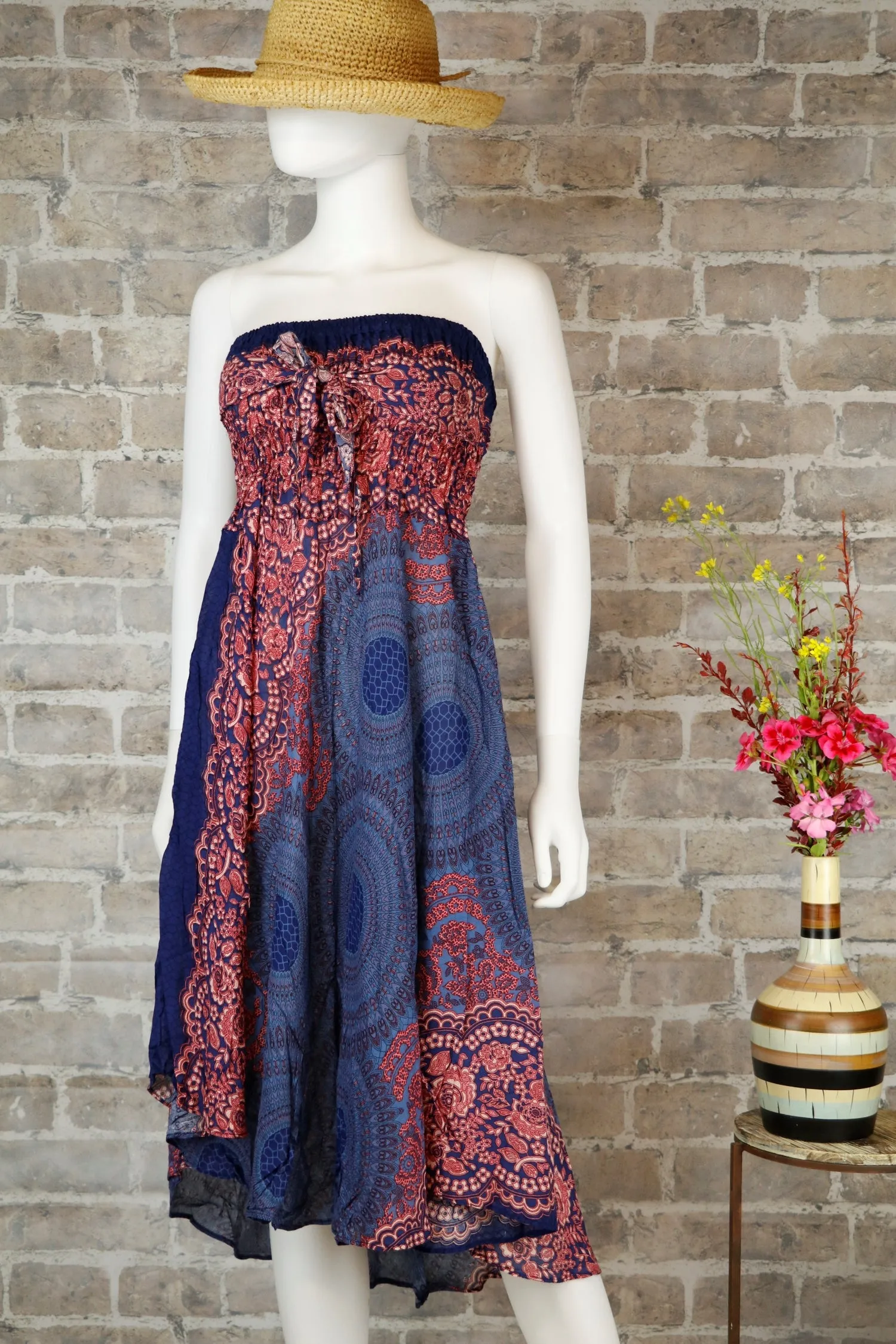 Mandala Maxi Dresses Women Skirt Beach Long Skirt Gypsy