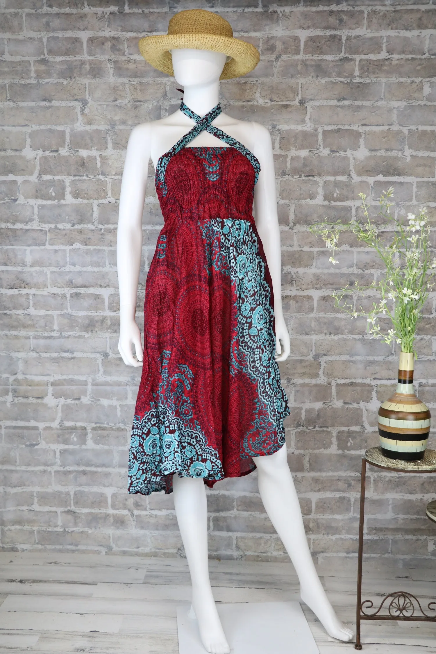 Mandala Maxi Dresses Women Skirt Beach Long Skirt Gypsy