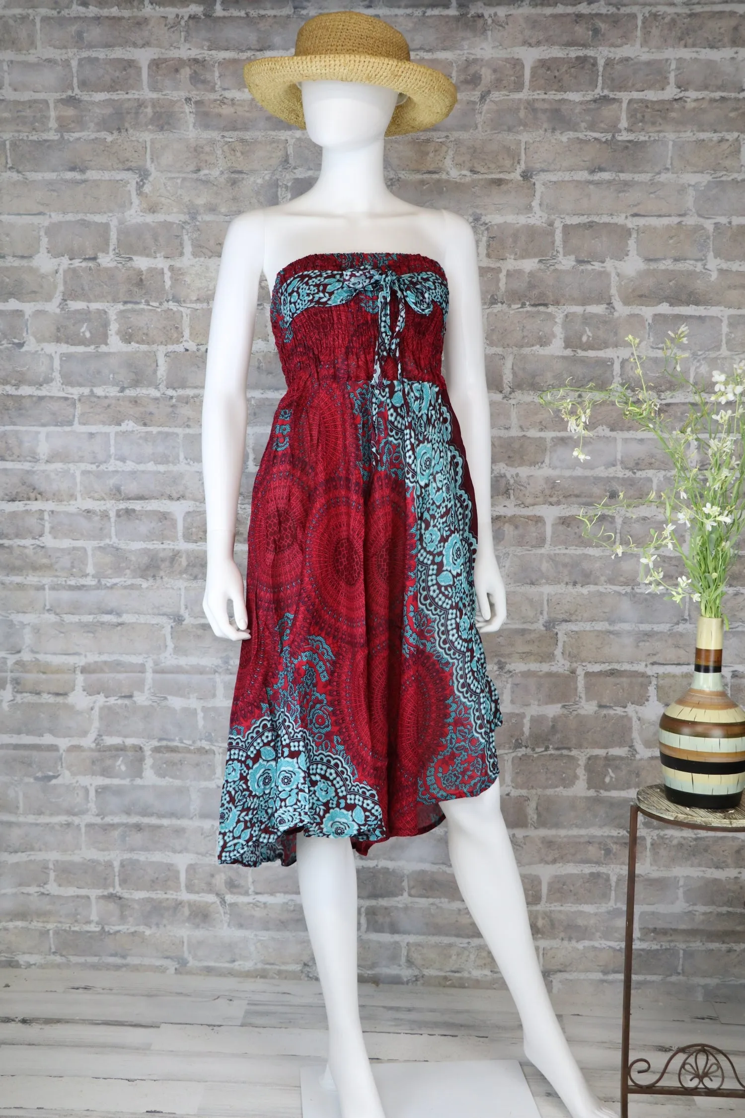 Mandala Maxi Dresses Women Skirt Beach Long Skirt Gypsy
