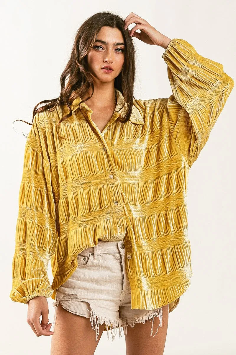 Manzanillo Novelty Velvet Button Down Shirts