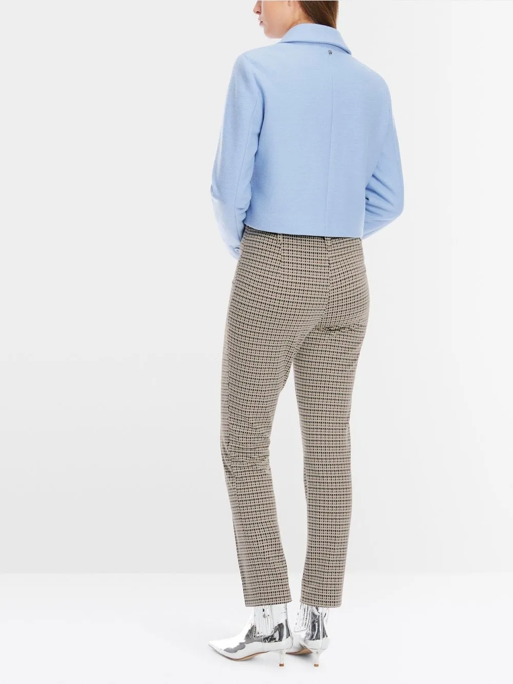 Marc Cain Sydney Slim Trousers in Check
