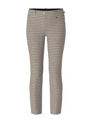 Marc Cain Sydney Slim Trousers in Check