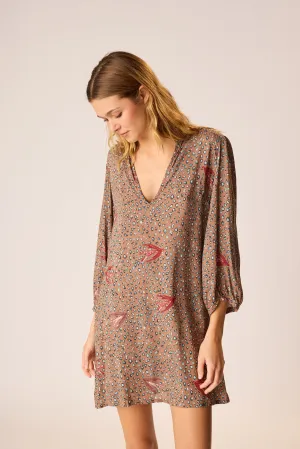 MARIA DRESS ContrastStitching