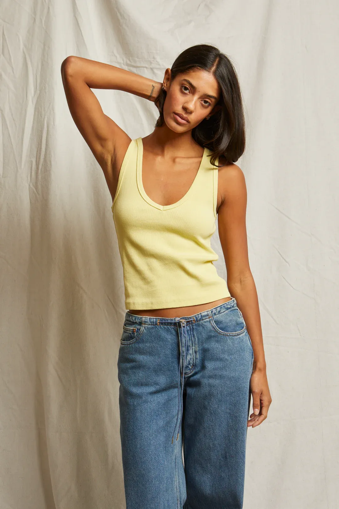 Maria Tank - Banana UPF Protective Fabric