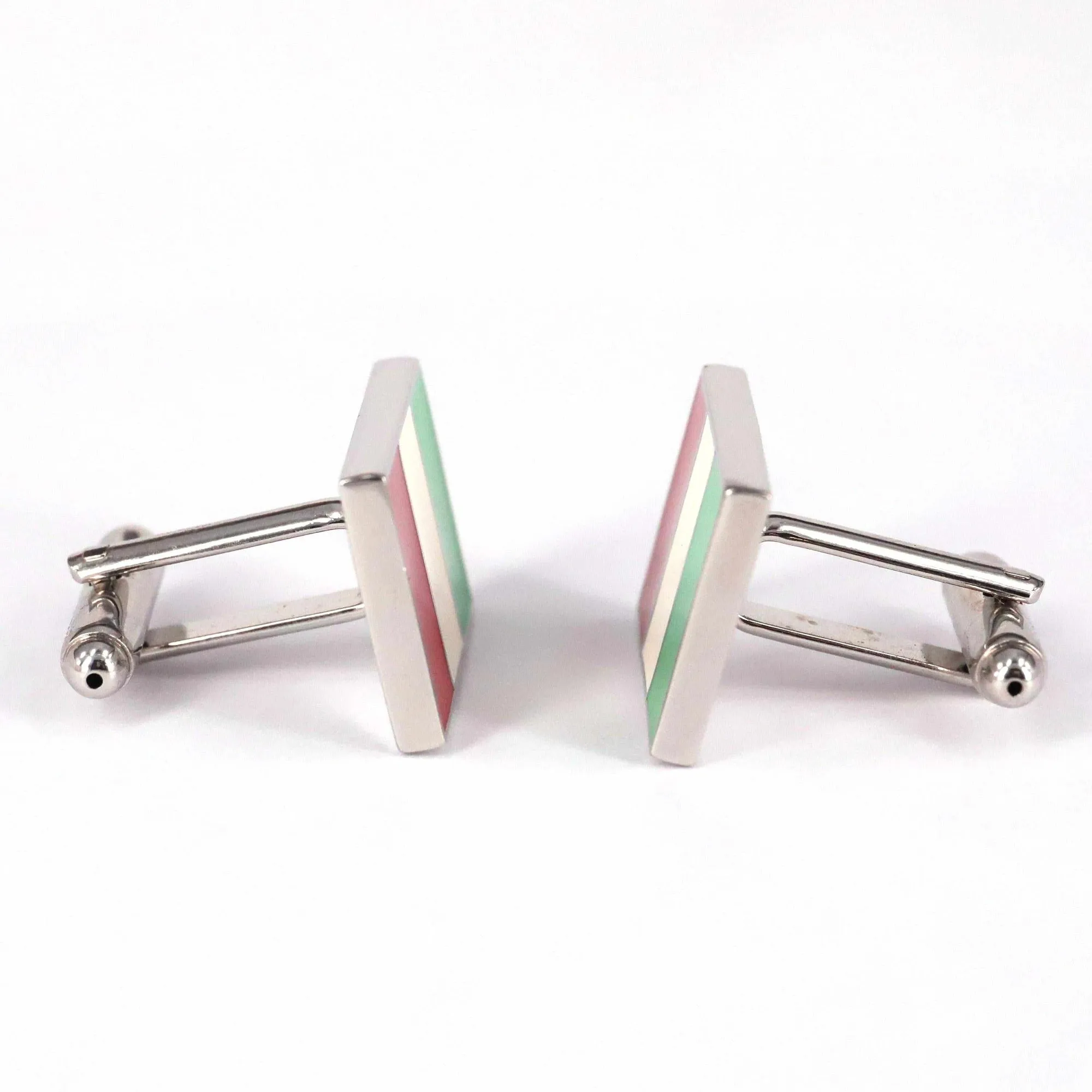 Marzthomson Italy Flag Cufflinks (Online Exclusive)