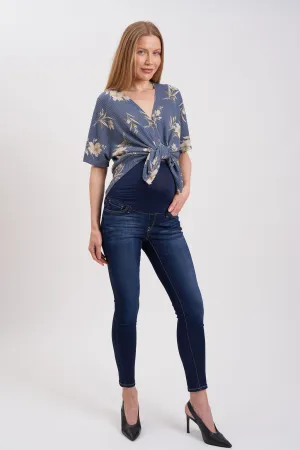 Maternity Low-Rise Skinny Jeans