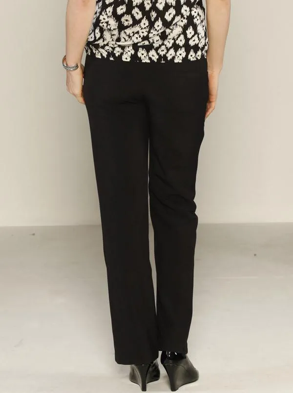 Maternity Pants in Straight Cut - Dark Grey