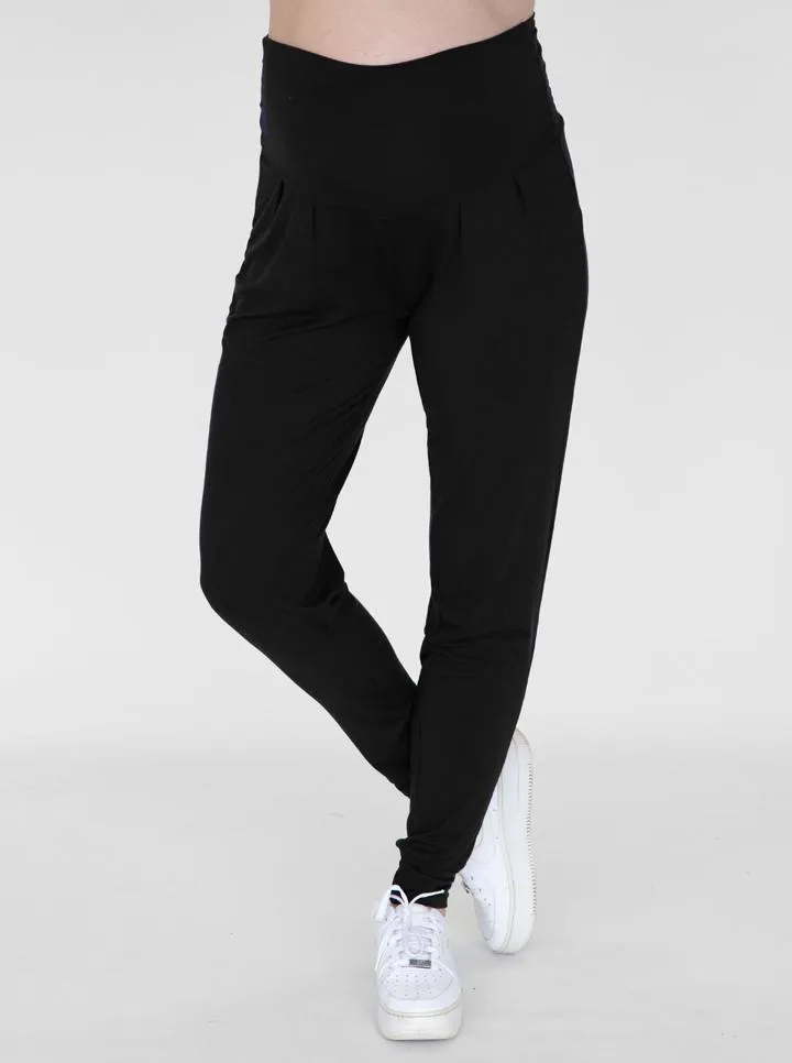 Maternity "Street to Home" 3 Piece Relax Outfit in Black Bamboo