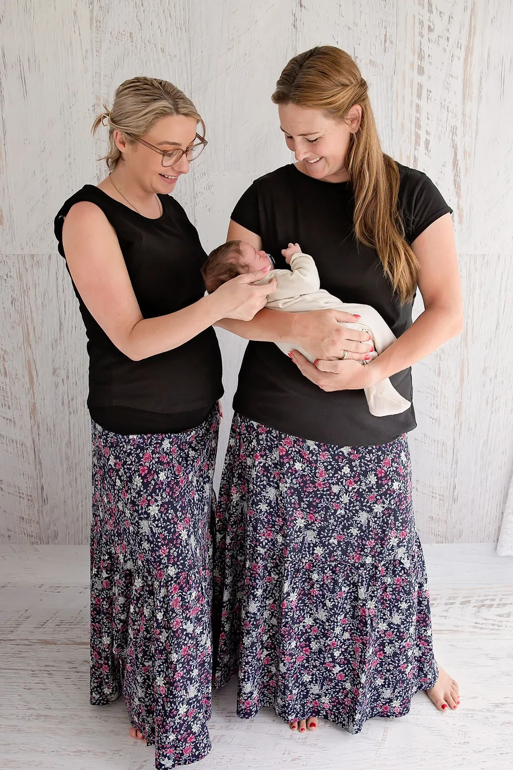 Maxi Maternity Skirt - Vintage Bloom