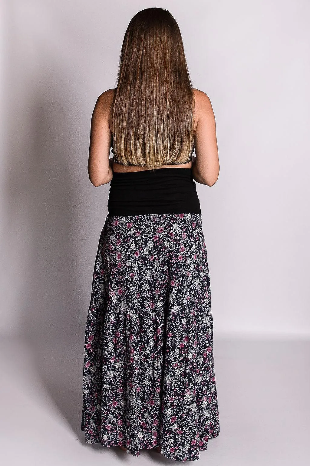 Maxi Maternity Skirt - Vintage Bloom