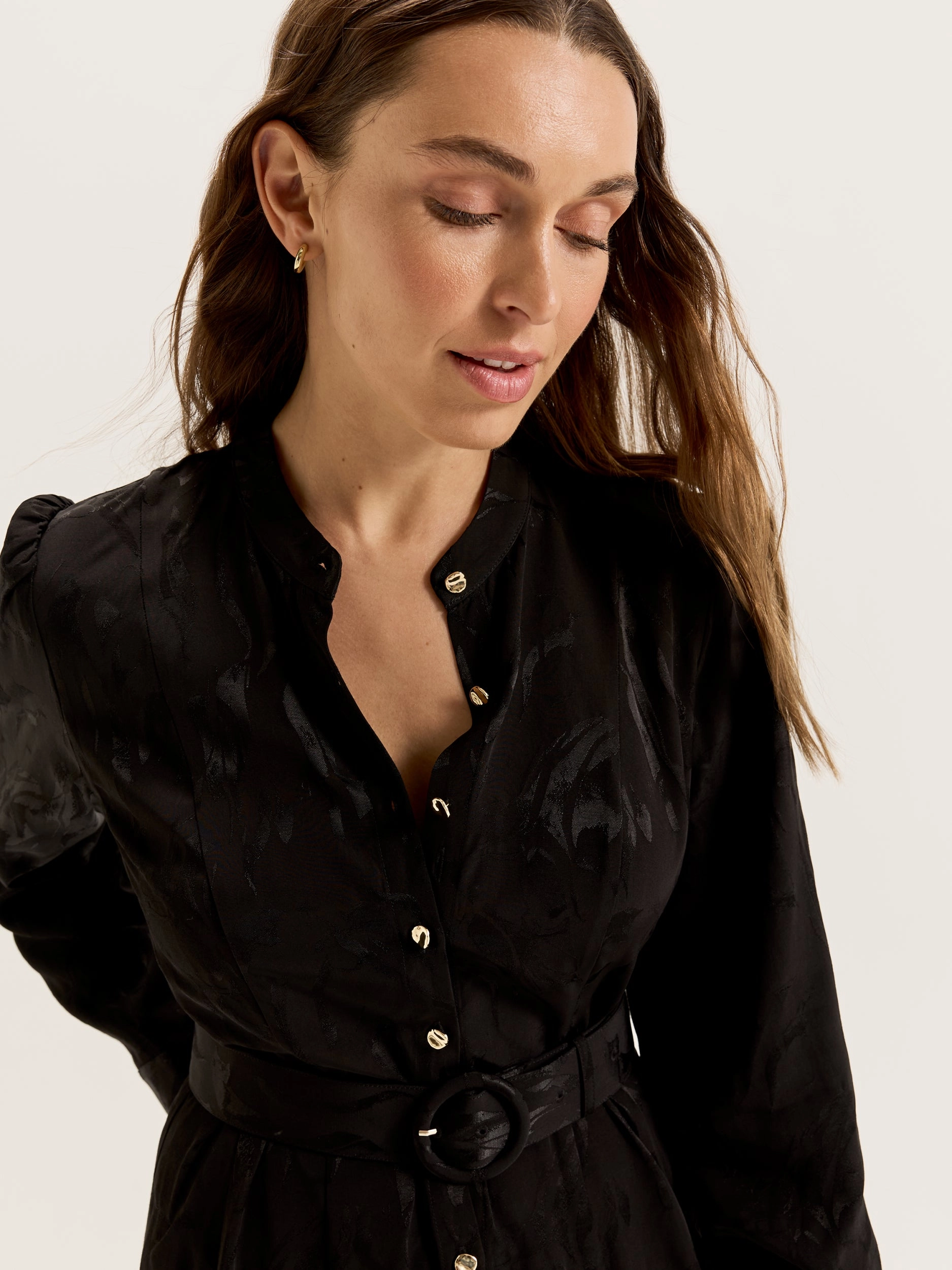 Lotus Mini Dress Blue Sky Calm Shine