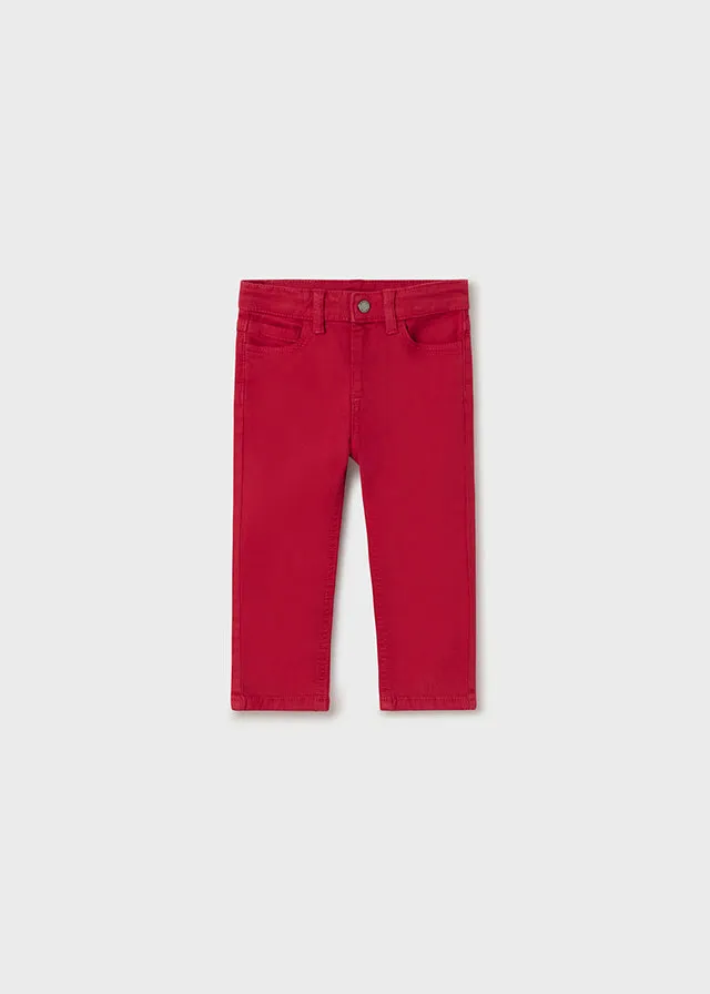 Mayoral 563 023 - Red Slim Fit Trousers