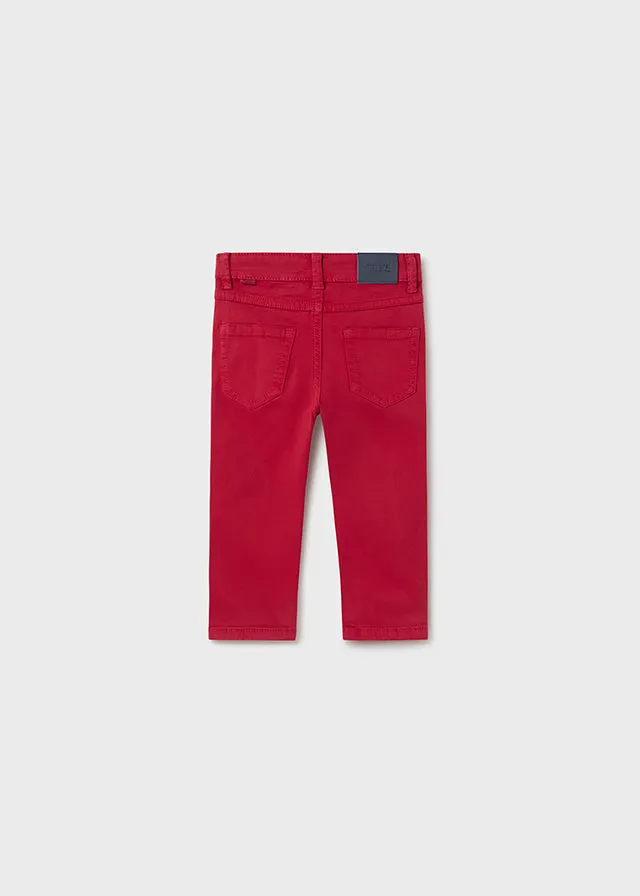 Mayoral 563 023 - Red Slim Fit Trousers