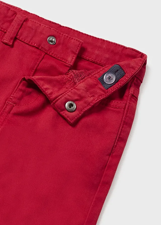 Mayoral 563 023 - Red Slim Fit Trousers