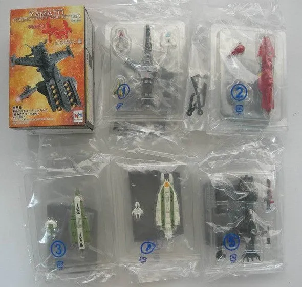 Megahouse Star Blazers Space Battleship Yamato Cosmo Fleet Collection Good Bye Friend 5 Figure Set