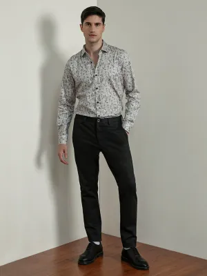 Melange Bi-Stretch Slim Trousers