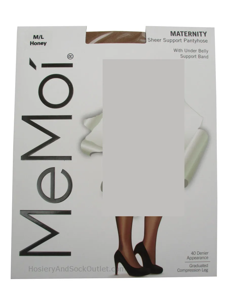 Memoi Maternity Sheer Support Pantyhose MA-402, 40 Denier