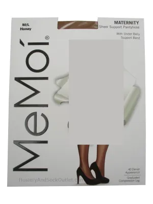 Memoi Maternity Sheer Support Pantyhose MA-402, 40 Denier