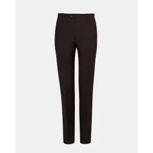 Men Mps-Westt-Rc9M-Debonair Check Trouser - Dk-Red