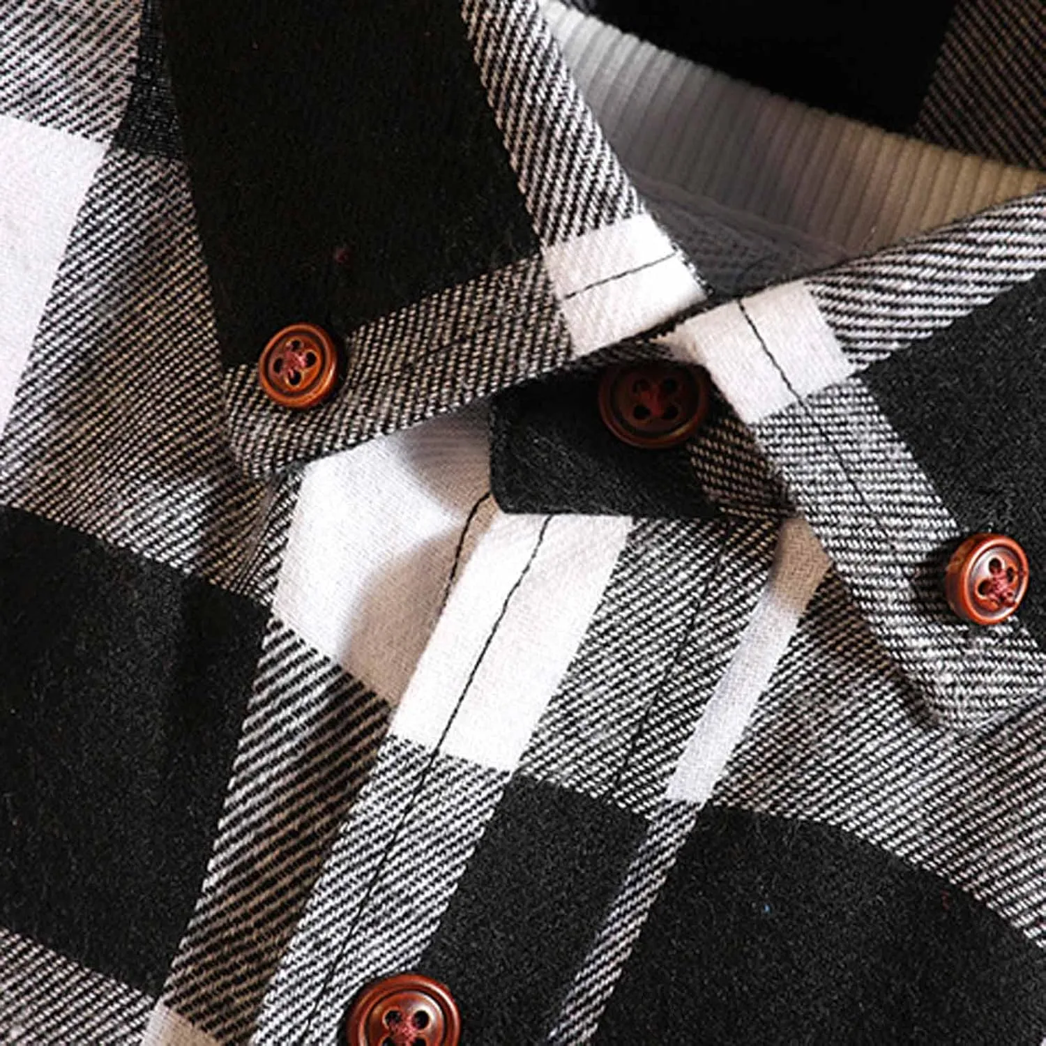 Men Shirt 2023 Regular Fit Plaid Button Down Long Sleeve Shirts Casual Work Dress T Shirt Spring Chambray Tees
