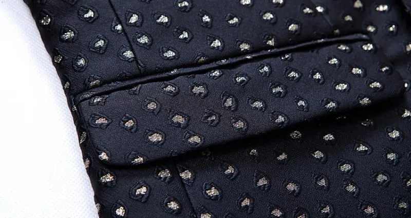 Men's Autumn Casual Jacquard Blazer | Plus Size