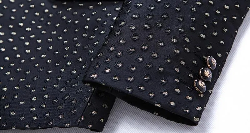 Men's Autumn Casual Jacquard Blazer | Plus Size
