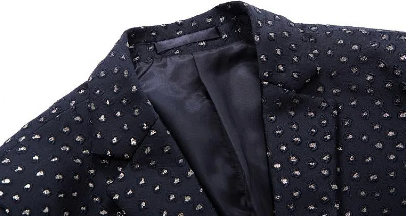 Men's Autumn Casual Jacquard Blazer | Plus Size