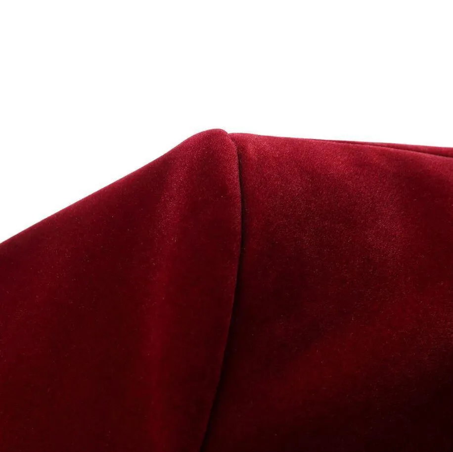 Men's Autumn/Winter Classic Velvet Suit With Bow Tie | Men's Slim Fit Tuxedo