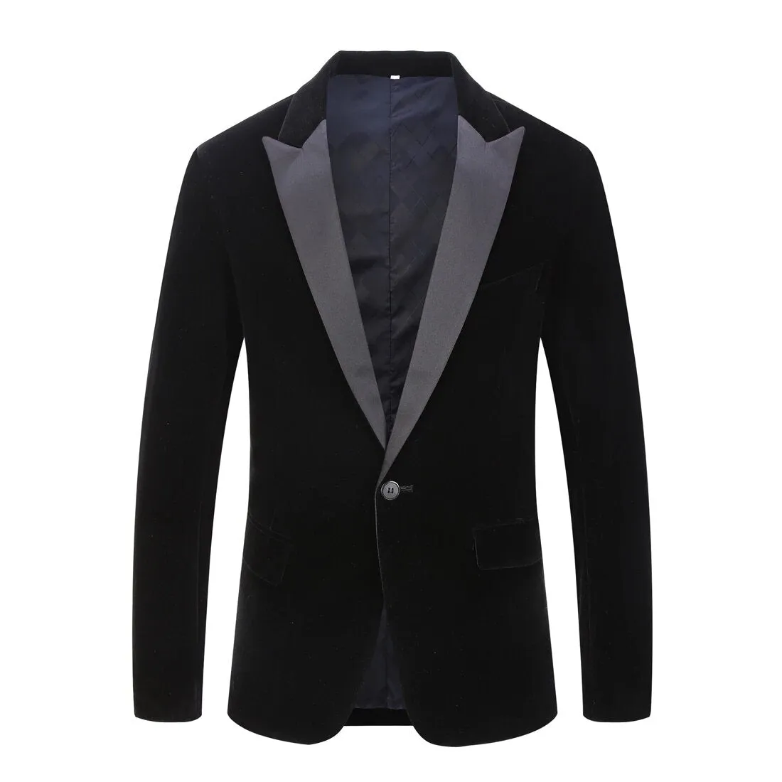 Men's Autumn/Winter Classic Velvet Suit With Bow Tie | Men's Slim Fit Tuxedo