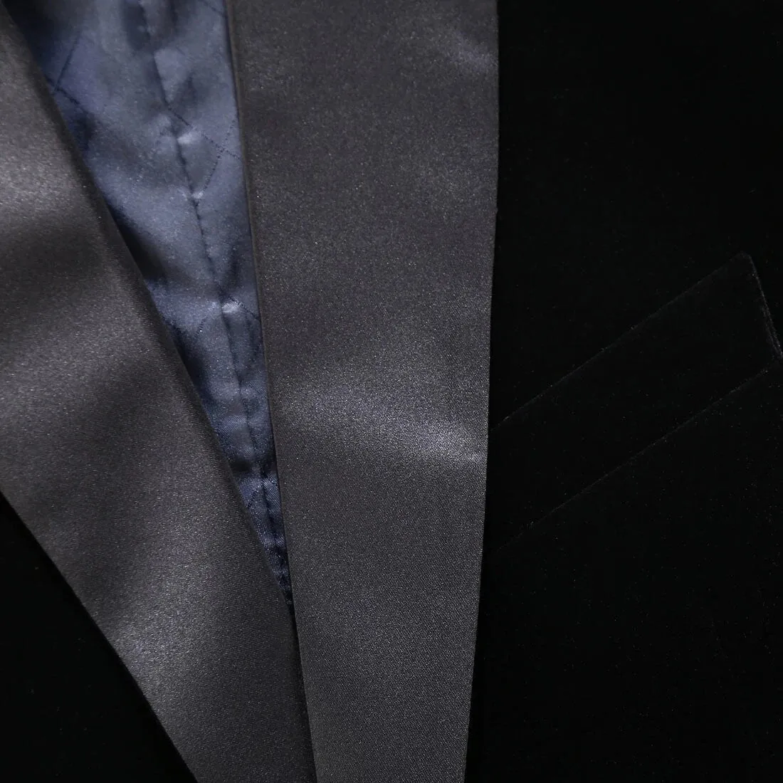 Men's Autumn/Winter Classic Velvet Suit With Bow Tie | Men's Slim Fit Tuxedo