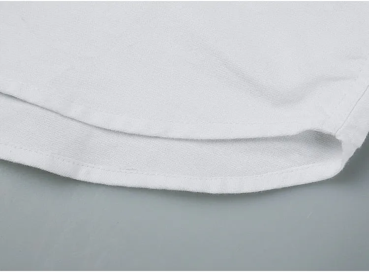 Men's Autumn/Winter Pure Cotton Slim Fit Long-Sleeved Shirt