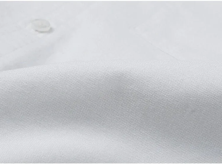 Men's Autumn/Winter Pure Cotton Slim Fit Long-Sleeved Shirt