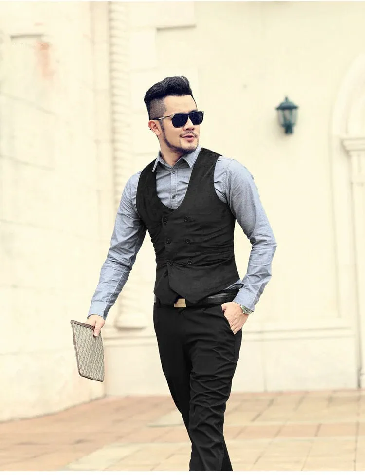 Men's Autumn/Winter Pure Cotton Slim Fit Long-Sleeved Shirt