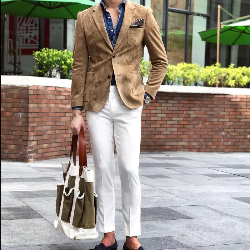 Men's Autumn/Winter Suede Blazer
