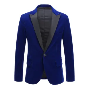 Men's Autumn/Winter Velvet Slim Fit Blazer