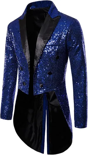 Men's Blazer Shiny Satin Suit Jacket Silky Tuxedo Jackets Bomber Jacket Coat Long Sleeve for Wedding Prom Party Dinner
