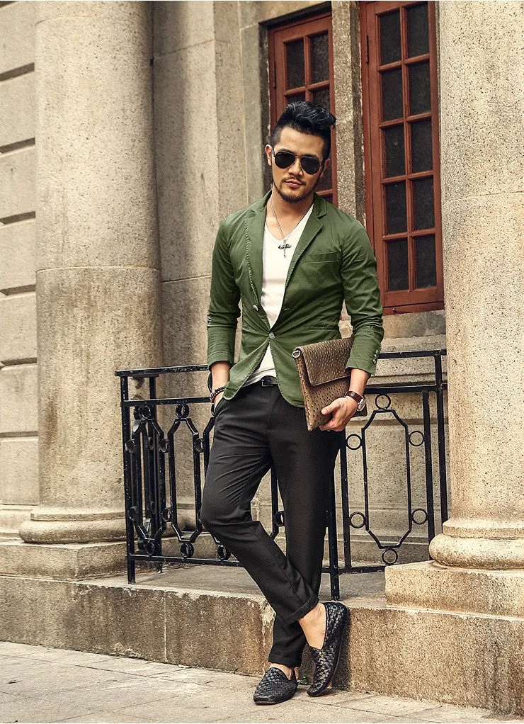 Men's Business Casual Slim Blazer