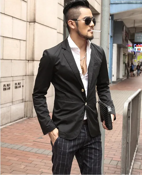 Men's Business Casual Slim Blazer