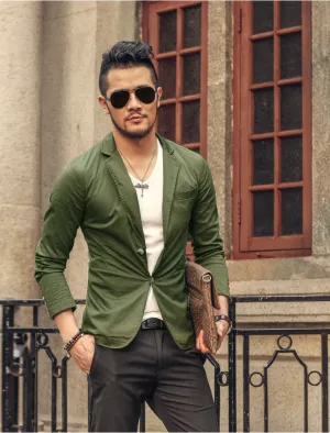 Men's Business Casual Slim Blazer