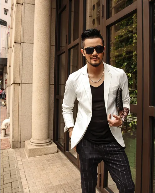 Men's Business Casual Slim Blazer