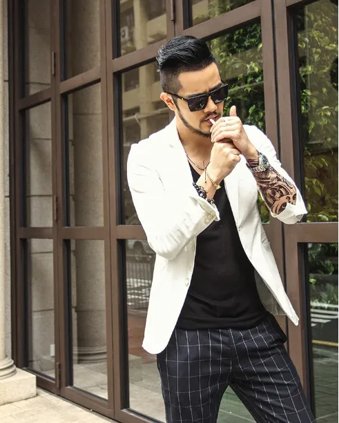 Men's Business Casual Slim Blazer