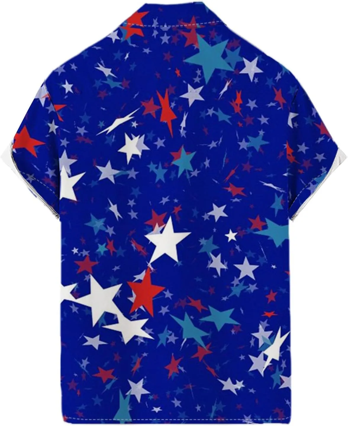 Men's Button Down Colorful Shirt Short Sleeve Casual Tee Spread Collar Breathable Summer Business Party Vacation Travel Top