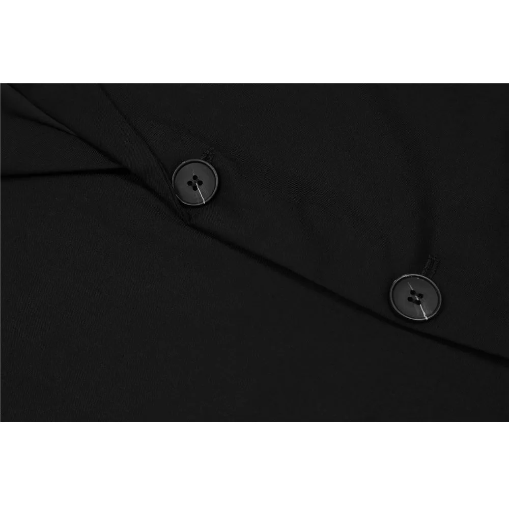 Men's Casual Suit Man Blzer Simple Style Solid Color Suit Coat Men's Dark Series Loose Lapels Casual Small Suit
