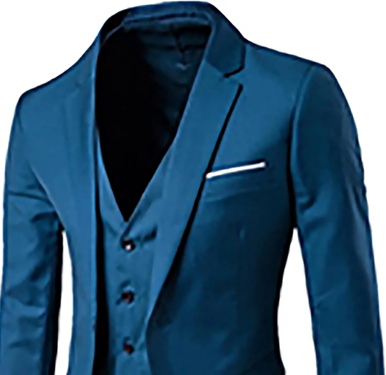 Men's Dress Suits Fashion Slim Fit Three-Piece Jacket & Vest & Suit Pants Business Sets