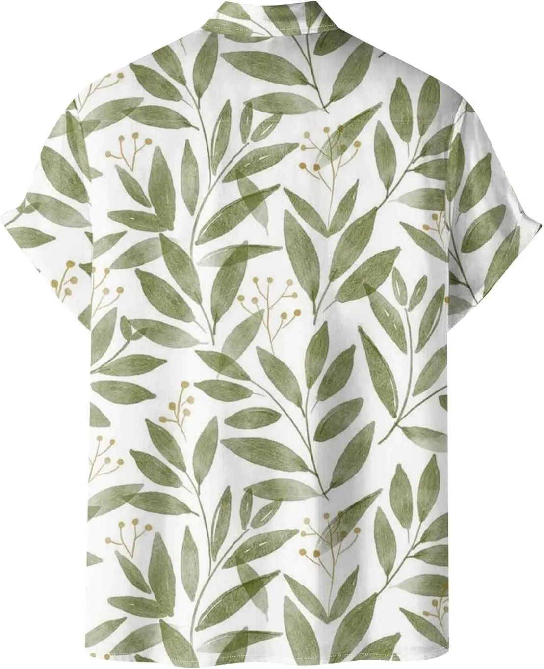 Mens Hawaiian T-Shirts 2025 Summer Short Sleeve Casual Button Down Tropical Beach Shirt Vacation Palm Beach Shirts
