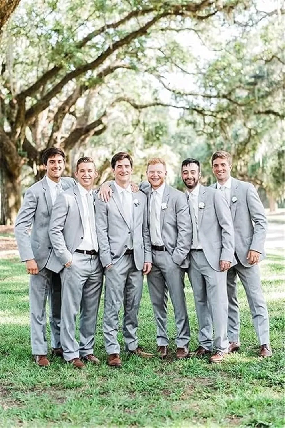 Men's Linen Suit 2 Piece Causal Summer Suits Slim Fit Wedding Suit Groomsmen Prom Tuxedo Suits