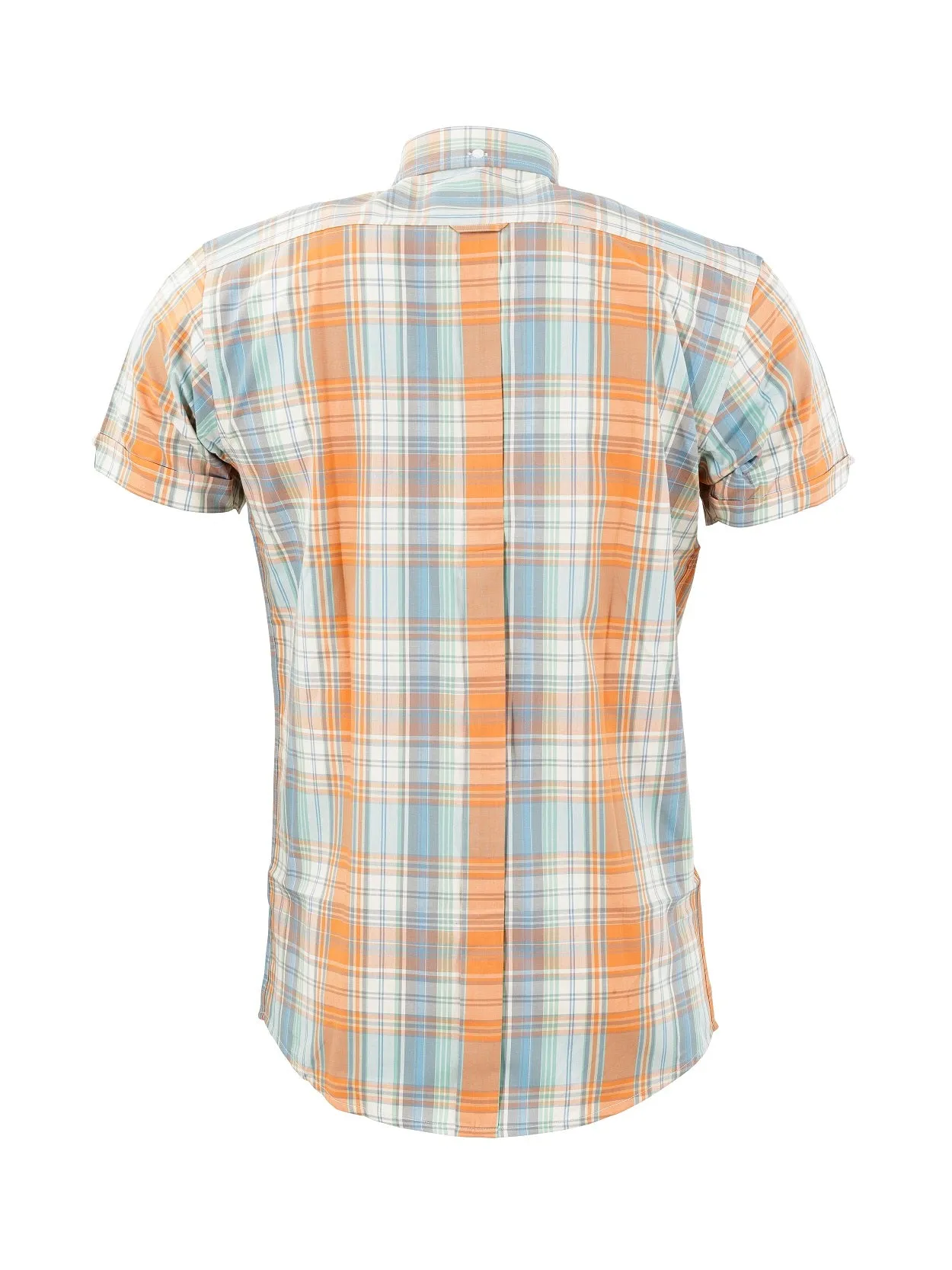 Men's Orange & Blue Check shirt - CK 68