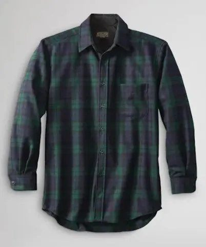 Men's Plaid Lodge Shirt - Classic Fit