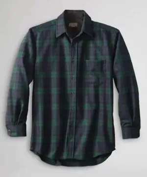 Men's Plaid Lodge Shirt - Classic Fit